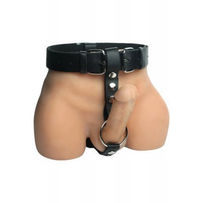 Strict Leather Male Butt Plug Harness