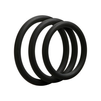 3 C-Ring Set - Thin - Black