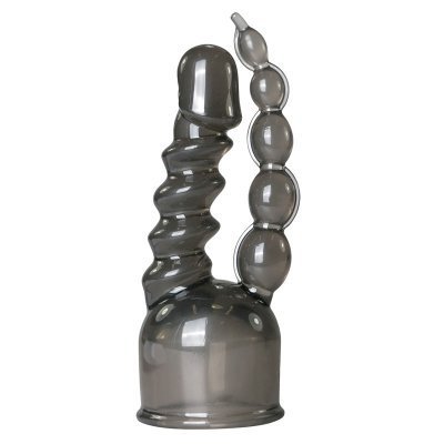 EasyToys Wand Collection - Attachment With Penis And Anal Bead