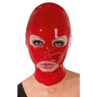Latex Mask red