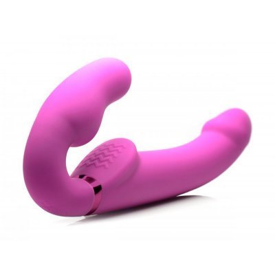 Inflatable Strapless Strap-on with Remote Control