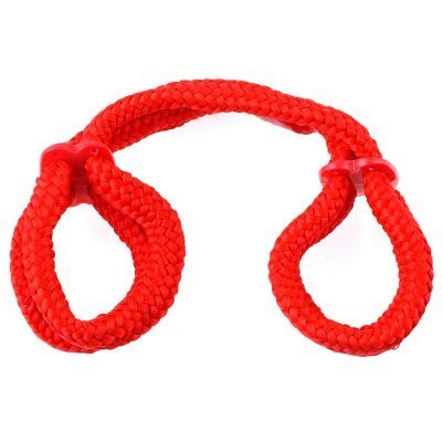 Silk Rope Love Cuffs - Red