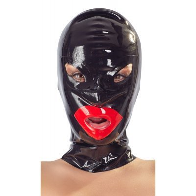 Bondage Mask With Lips