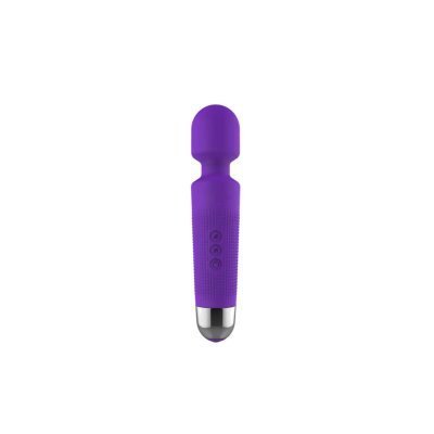 Mini Halo Wireless Wand Vibrator - Purple
