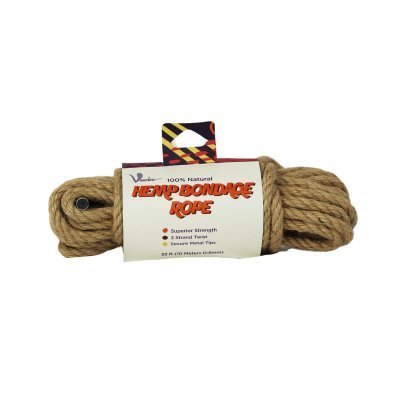 100% Natural Hemp Bondage Rope - 10 Meter