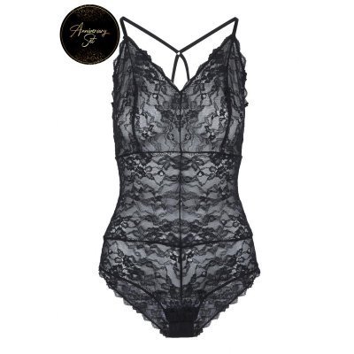 Lace Body With Crossed Straps