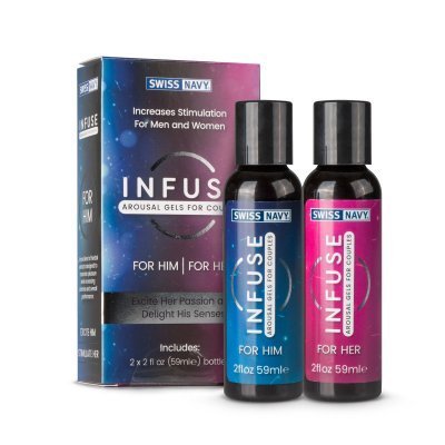 Swiss Navy Infuse Arousal Gel For Couples - 2 x 59ml