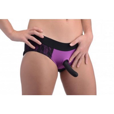Envy Strap-on Harness with Dildo - Purple