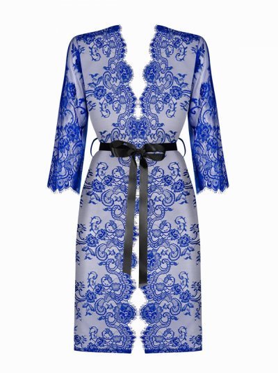 Cobaltess Lace Kimono - Blue