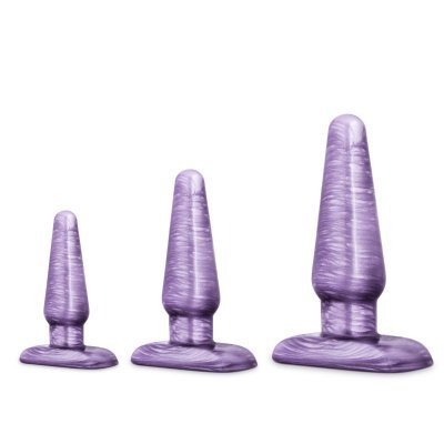 B Yours - Anal Plug Set - Purple Swirl